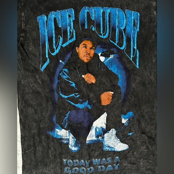 NWOT- ICE CUBE Today Was A Good Day Official Licensed Graphic Band Tee Shirt - Picture 5 of 7